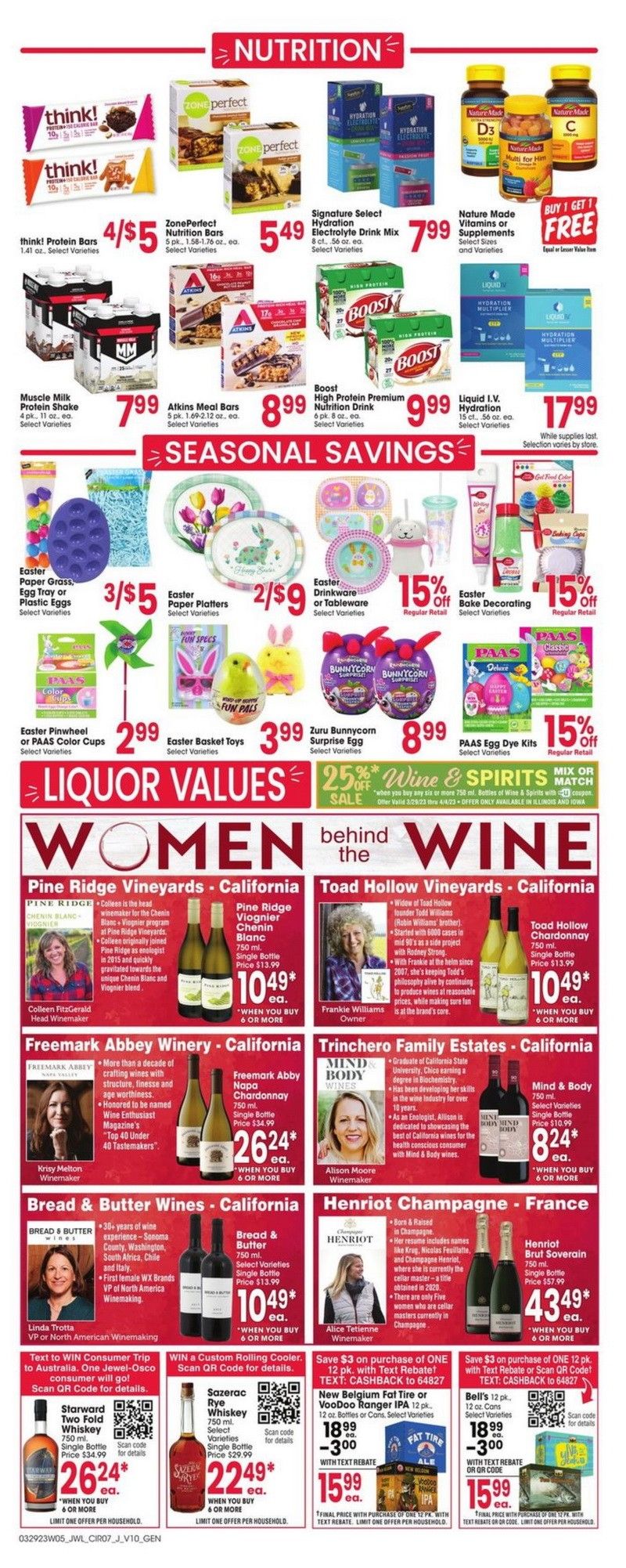Jewel Osco Weekly Flyer Mar 29 Apr 04, 2023 (Easter Promotion Included)