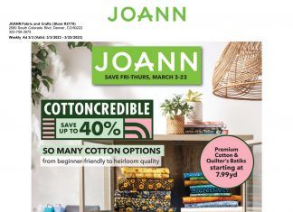 Jo-Ann Weekly Ad Mar 03 – Mar 23, 2023