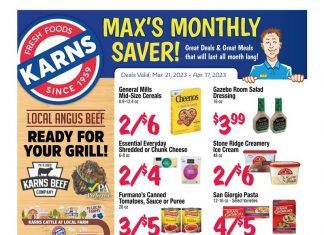 Karns Quality Foods Monthly Ad Mar 21 – Apr 17, 2023