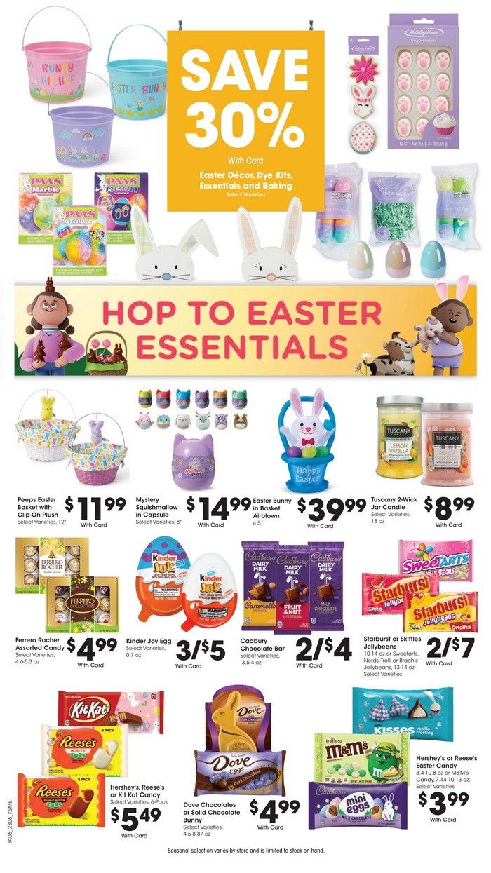 King Soopers Weekly Ad Mar 08 Mar 14, 2023 (Easter Promotion Included)