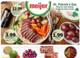 Meijer Weekly Ad Mar 12 – Mar 18, 2023 (St. Patrick’s Day Promotion Included)