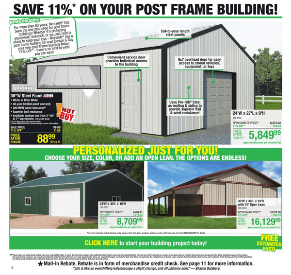 Menards Weekly Ad Mar 23 Apr 02, 2023 (Easter Promotion Included)