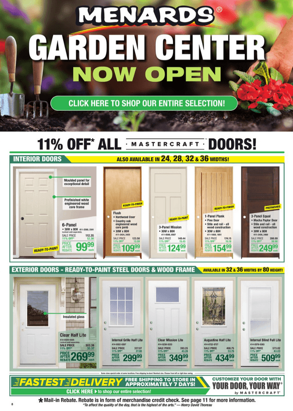 Menards Weekly Ad Mar 30 Apr 09, 2023 (Easter Promotion Included)