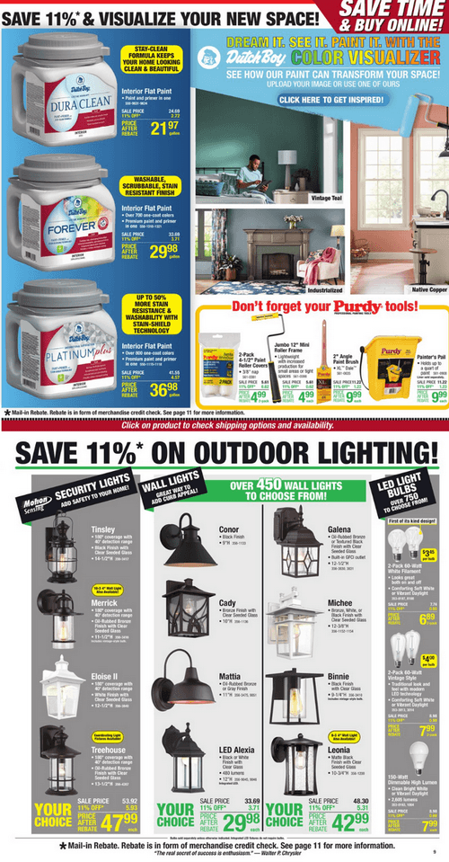 Menards Weekly Ad Mar 30 Apr 09, 2023 (Easter Promotion Included)