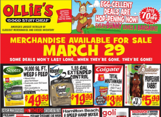 Ollie’s Weekly Ad Mar 29 – Apr 05, 2023