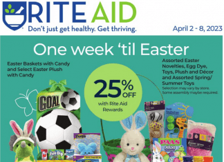 Rite Aid Weekly Ad Apr 02 – Apr 08, 2023 (Easter Promotion Included)