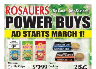 Rosauers Monthly Ad Mar 01 – Mar 28, 2023