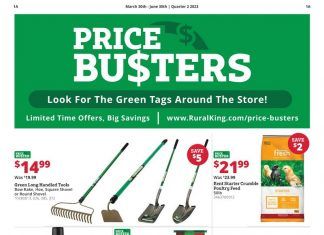Rural King April Price Buster Ad Apr 01- Apr 30, 2023