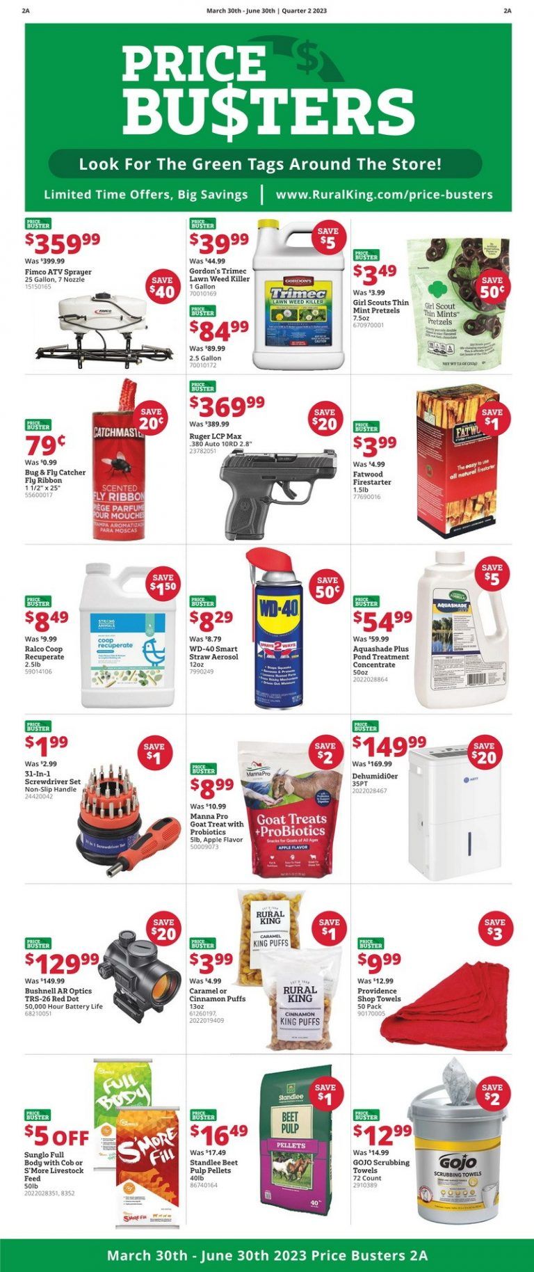 Rural King April Price Buster Ad Apr 01 Apr 30, 2023