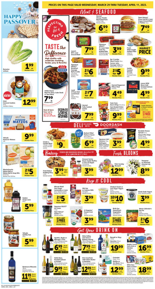 Safeway Weekly Ad Mar 29 Apr 04, 2023 (Easter Savings Included)