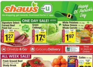 Shaw’s Weekly Flyer Mar 17 – Mar 23, 2023