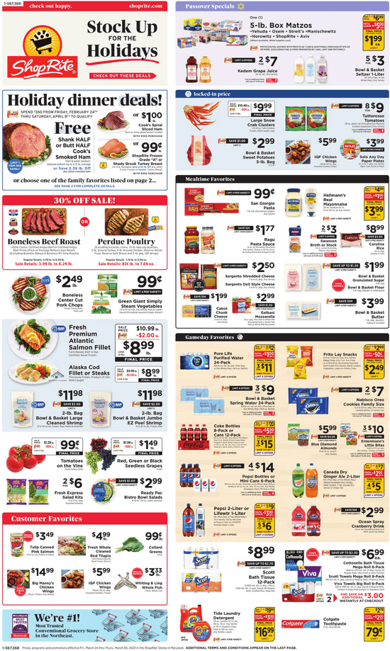 ShopRite Weekly Ad Mar 24 Mar 30, 2023 (Easter Promotion Included)