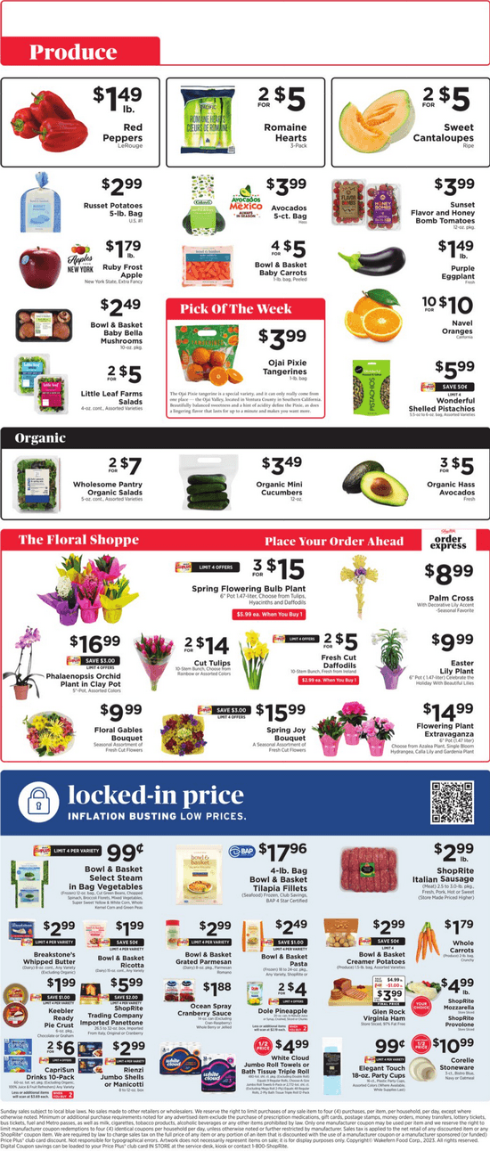 ShopRite Weekly Ad Mar 24 Mar 30, 2023 (Easter Promotion Included)