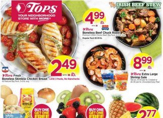 Tops Weekly Ad Mar 12 – Mar 18, 2023 (St. Patrick’s Day Promotion Included)