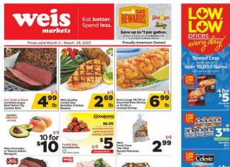 Weis Markets Monthly Ad Specials Mar 02 – Mar 29, 2023