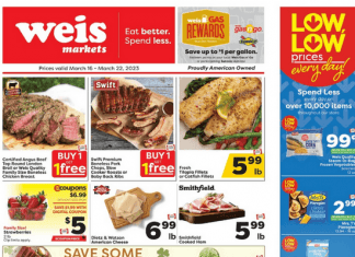 Weis Markets Weekly Sale Mar 16 – Mar 22, 2023