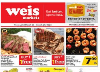 Weis Markets Weekly Sale Mar 23 – Mar 29, 2023