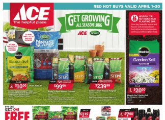 ACE Hardware Red Hot Buys Monthly Ad Apr 01 – Apr 30, 2023