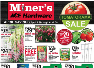 ACE Hardware Tomatorama Sale Apr 01 – Apr 30, 2023