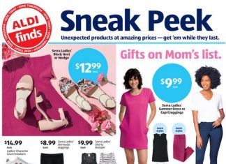 ALDI Sneak Peak In-Store Ad May 03 – May 09, 2023 (Mother’s Day Promotion Included)