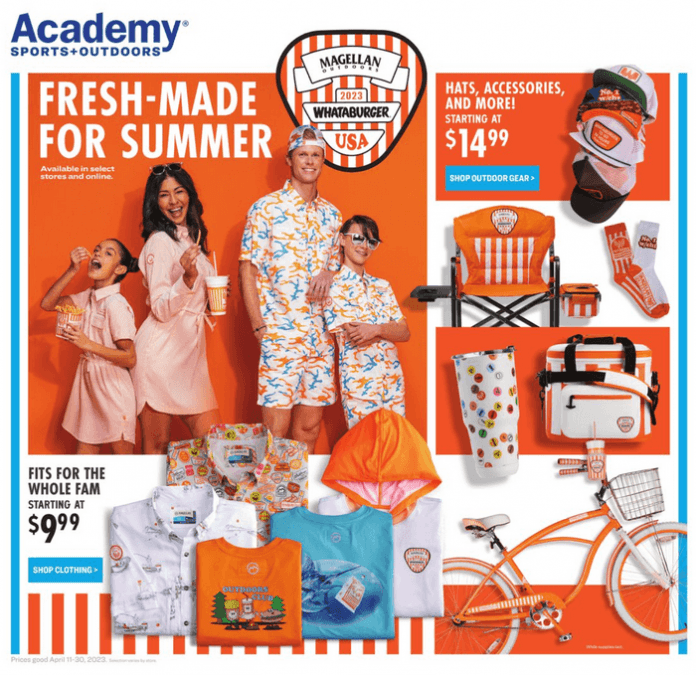 Academy Sports + Outdoors Outdoor Ad Apr 11 Apr 30, 2023