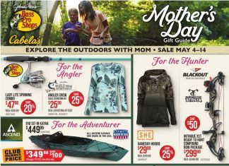 Bass Pro Shops Mother’s Day Gift Guide May 04 – May 14, 2023