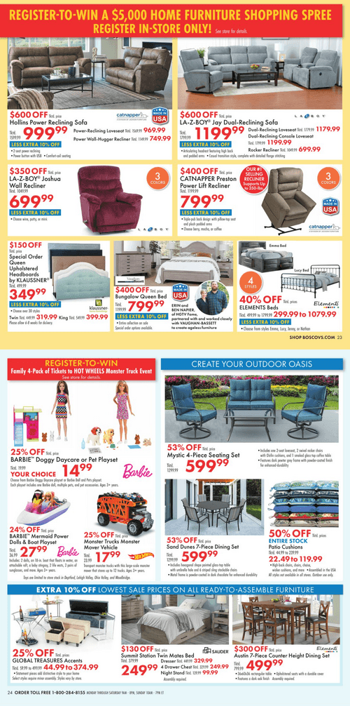 Boscov's VIP Days Biggest Home Sale Apr 13 Apr 26, 2023