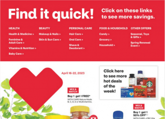 CVS Weekly Ad Apr 16 – Apr 22, 2023