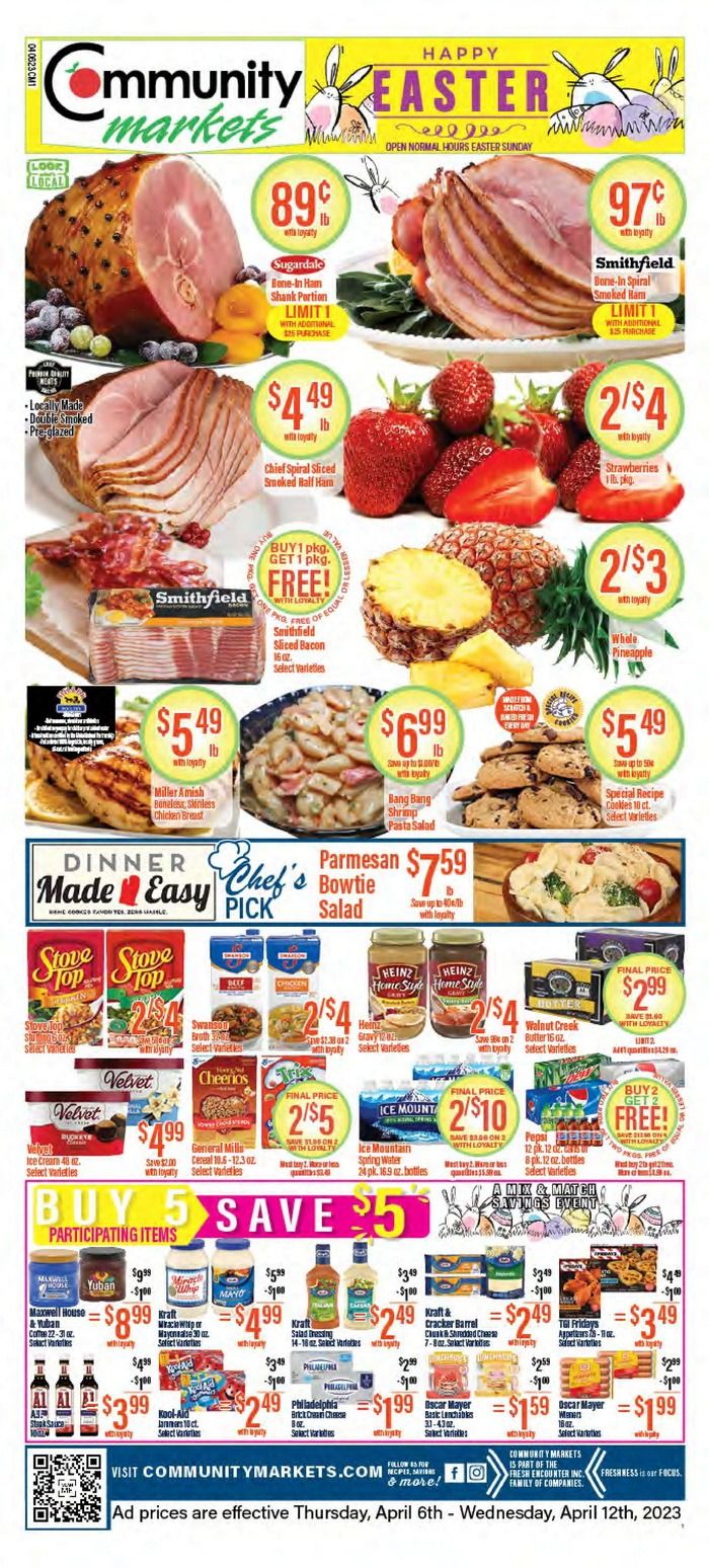 Community Markets Weekly Ad Apr 06 Apr 12, 2023 (Easter Promotion
