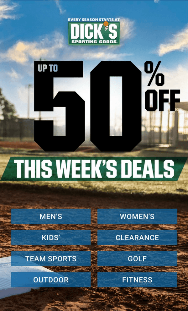 Dick's Sporting Goods Weekly Ad Apr 09 Apr 15, 2023