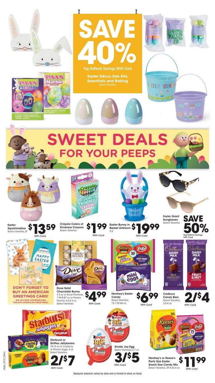 Dillons Weekly Ad Apr 05 Apr 11, 2023 (Easter Promotion Included)