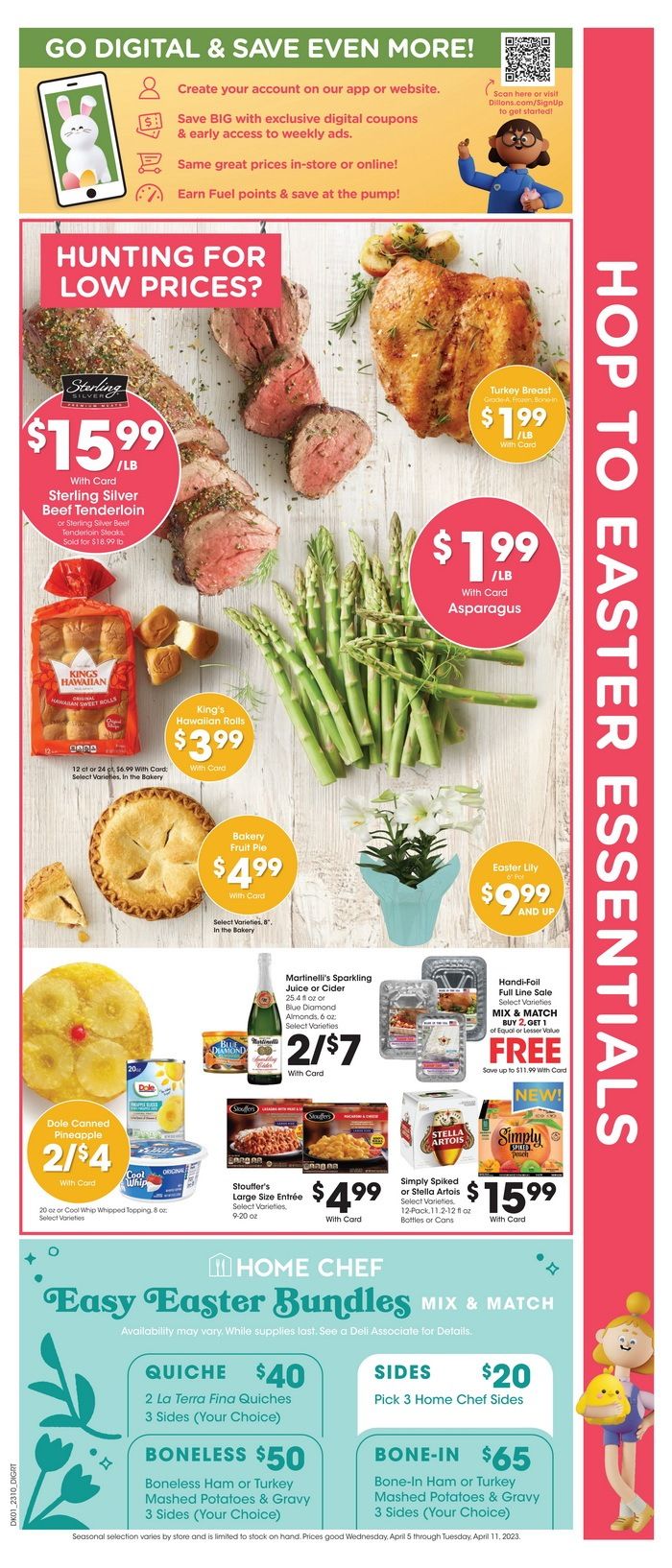 Dillons Weekly Ad Apr 05 Apr 11, 2023 (Easter Promotion Included)