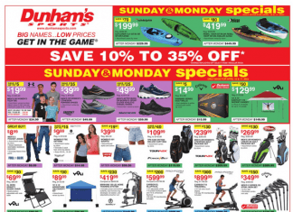 Dunham’s Sports Weekly Ad Apr 15 – Apr 20, 2023
