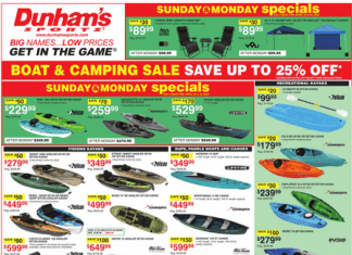 Dunham’s Sports Weekly Ad Apr 22 – Apr 27, 2023