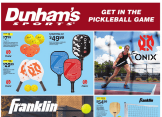 Dunham’s Sports Pickleball Ad Apr 22 – May 04, 2023