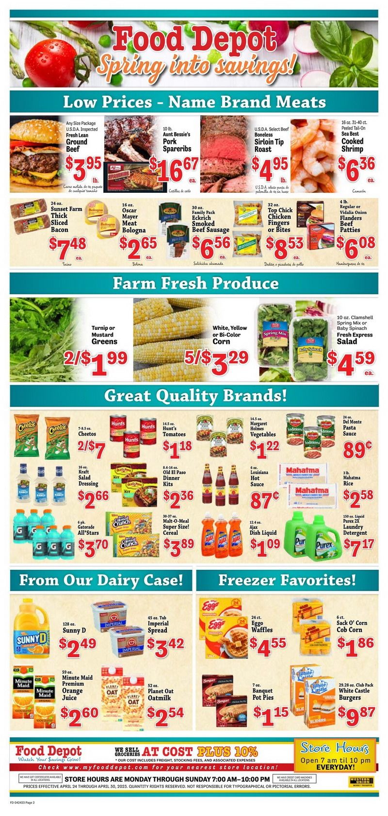 Food Depot Weekly Ad Apr 24 Apr 30, 2023