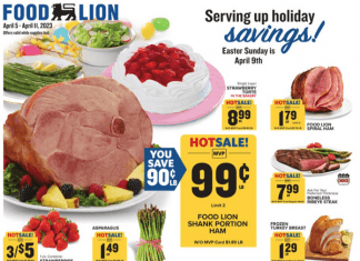 Food Lion Weekly Ad Apr 05 – Apr 11, 2023 (Easter Promotion Included)