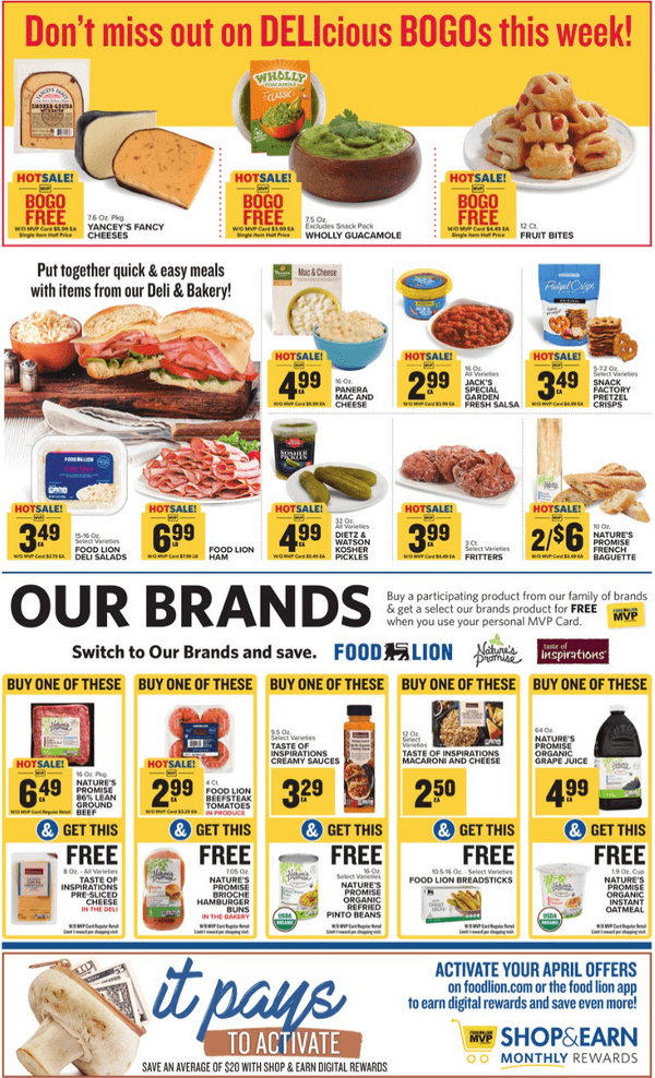 Food Lion Weekly Ad Apr 12 Apr 18, 2023