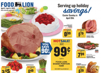 FoodLion Weekly Ad Apr 06 – Apr 12, 2023 (Easter Promotion Included)