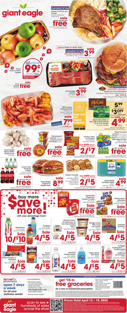 Giant Eagle Weekly Ad Apr 13 – Apr 19, 2023