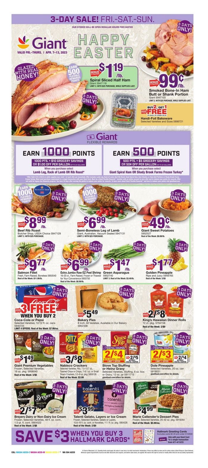 Giant Food Weekly Ad Apr 07 Apr 13, 2023 (Easter Promotion Included)