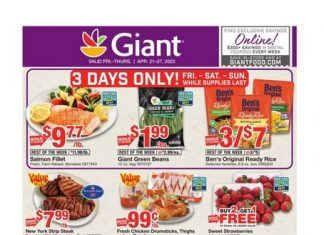 Giant Food Weekly Ad Apr 21 – Apr 27, 2023