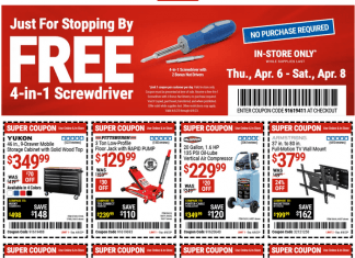 Harbor Freight Weekend Ad Apr 06 – Apr 08, 2023
