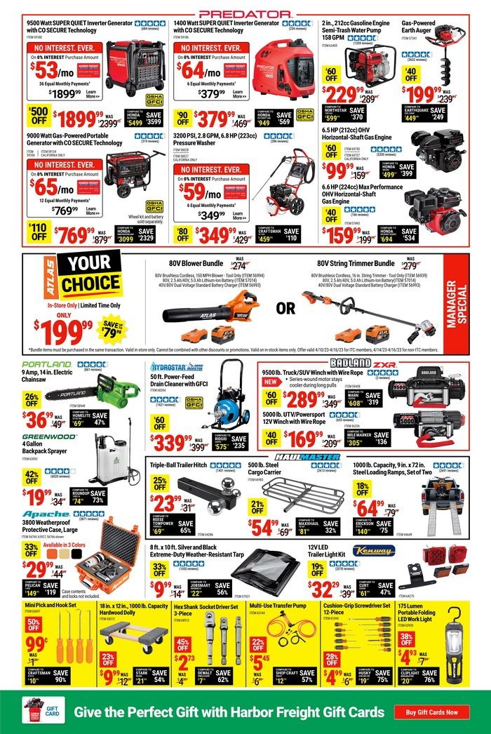 Harbor Freight Spring Black Friday Ad Apr 10 Apr 16, 2023