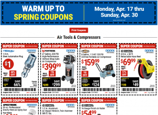 Harbor Freight Coupon Ad Apr 17 – Apr 30, 2023