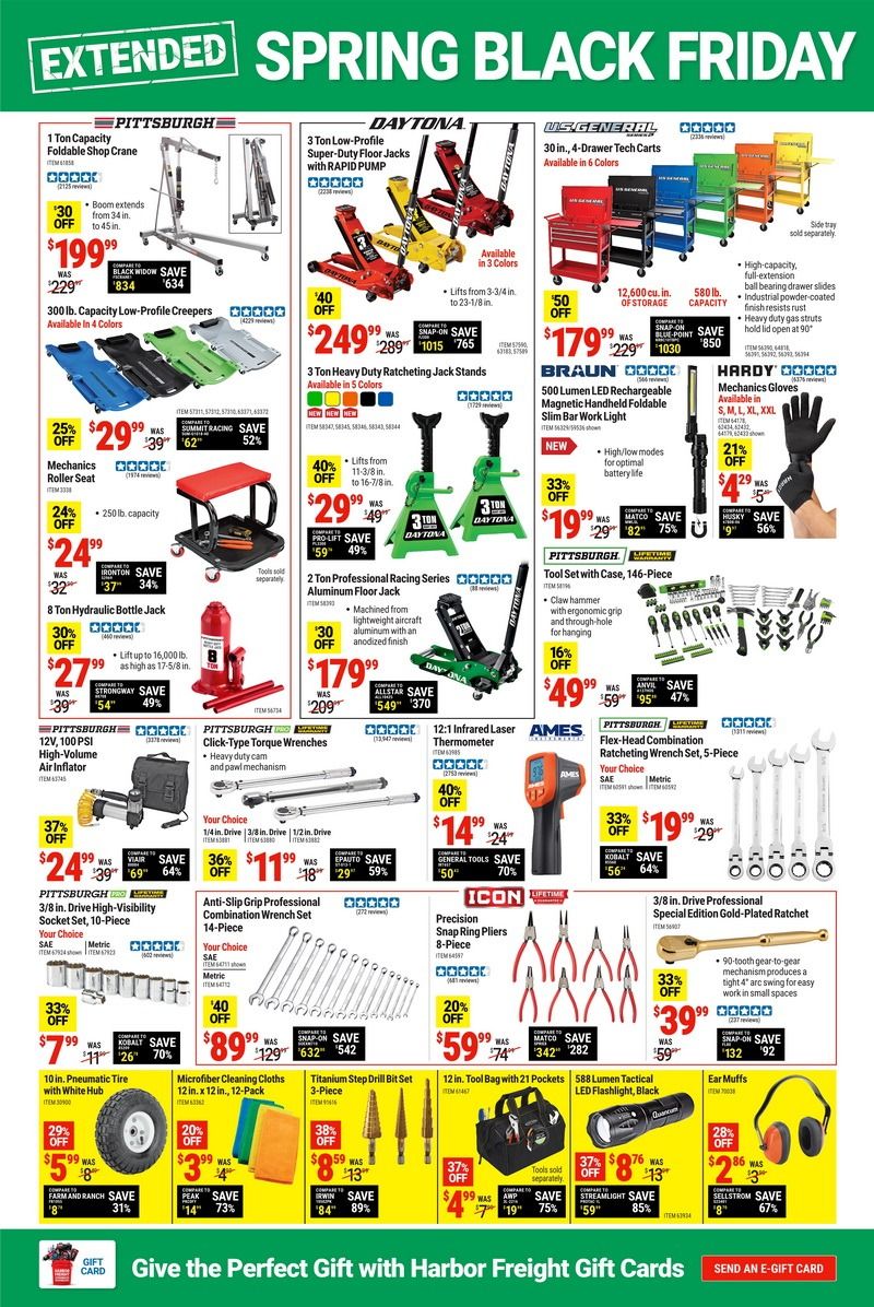 Harbor Freight Spring Black Friday Ad Apr 21 Apr 23, 2023