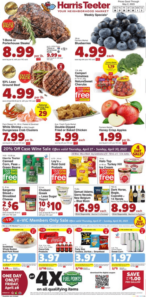 Harris Teeter Weekly Ad Apr 26 May 02, 2023