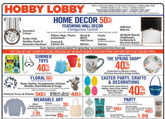 Hobby Lobby Weekly Ad Apr 02 – Apr 08, 2023