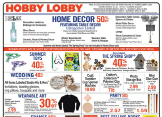 Hobby Lobby Weekly Ad Apr 09 – Apr 15, 2023
