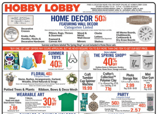 Hobby Lobby Weekly Ad Apr 16 – Apr 22, 2023